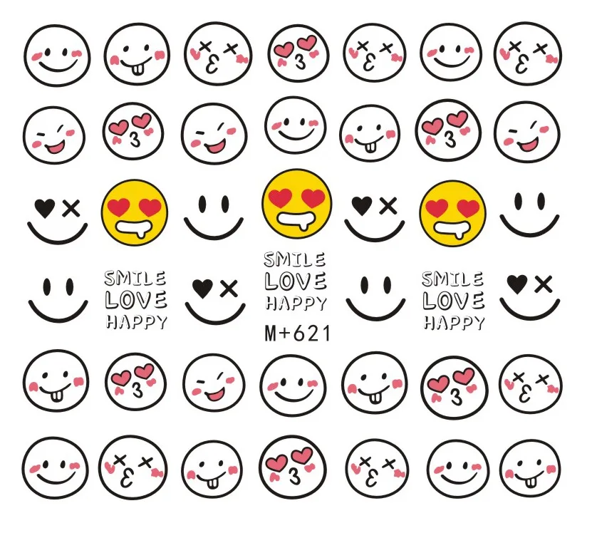 1 лист наклейка для водяного переноса изображения на ноготь завод милый кролик DIY