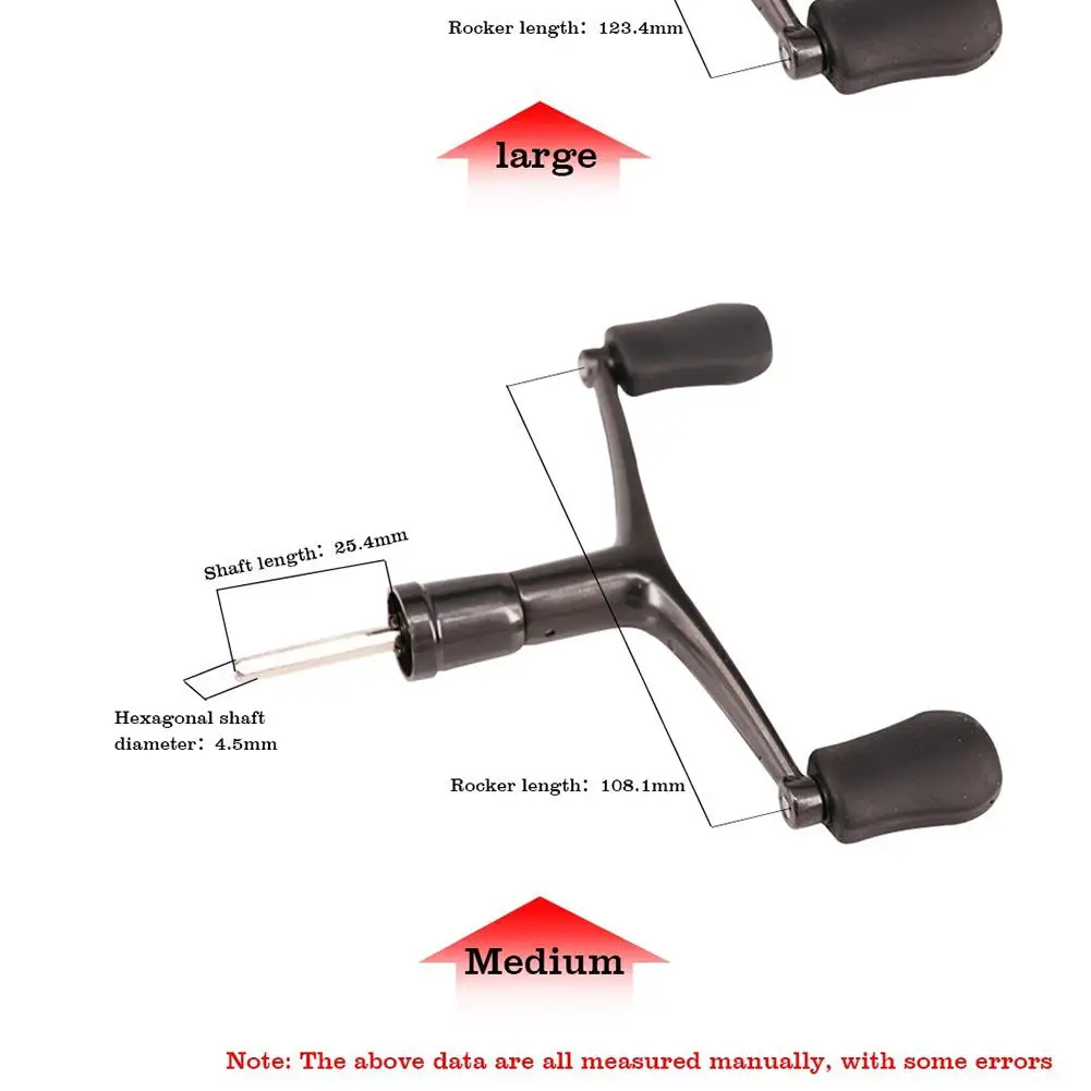 HiMISS Рыболовная катушка с двойной ручкой металлический рокер спиннинговое колесо