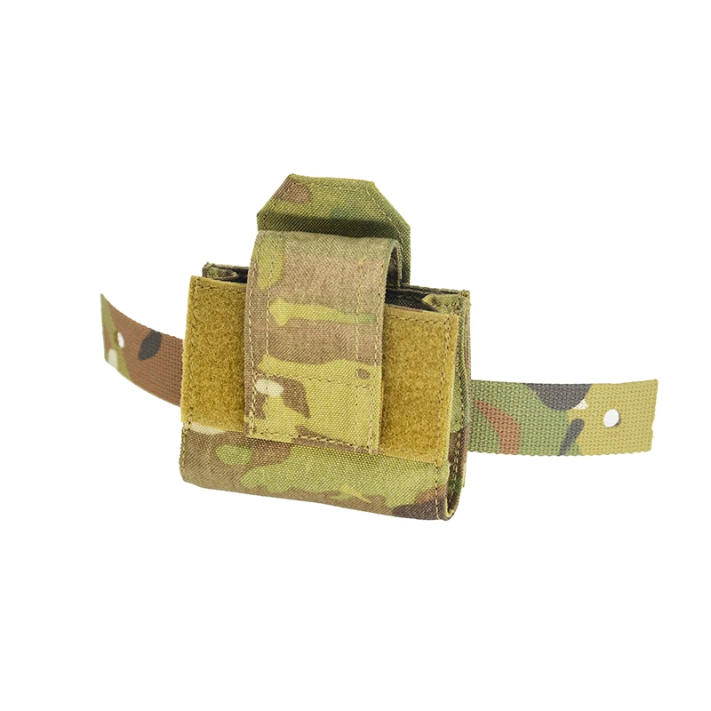 Tactical 001 Helmet PVS31 High Capacity Battery Storage Bag Helmet Adhesive Bag