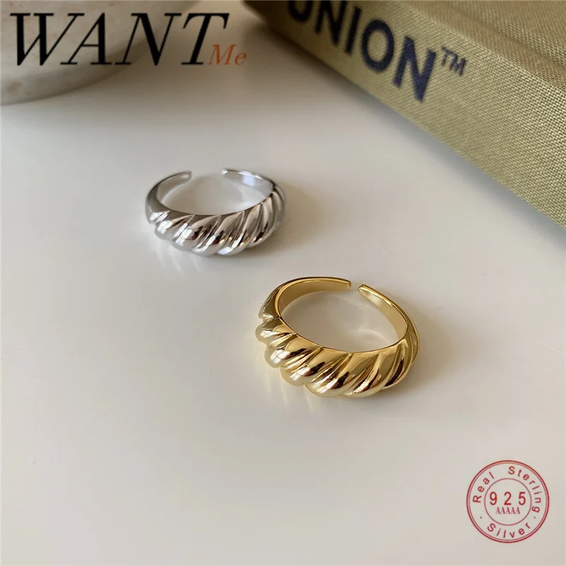 Женское кольцо с открытым пальцем WANTME корейское широкое в стиле панк вечерние