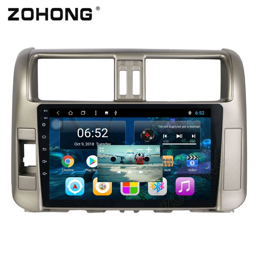2.5D Octa 8 ядра Android автомобильный мультимедийный DVD плеер для Toyota Prado 150 2010 2011 2012 2013 авто автомобильный радиоприемник с навигацией GPS