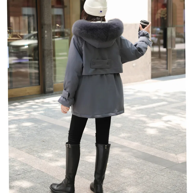 Новый стиль Лидер продаж зимняя Модная элегантная пуховая куртка в Корейском