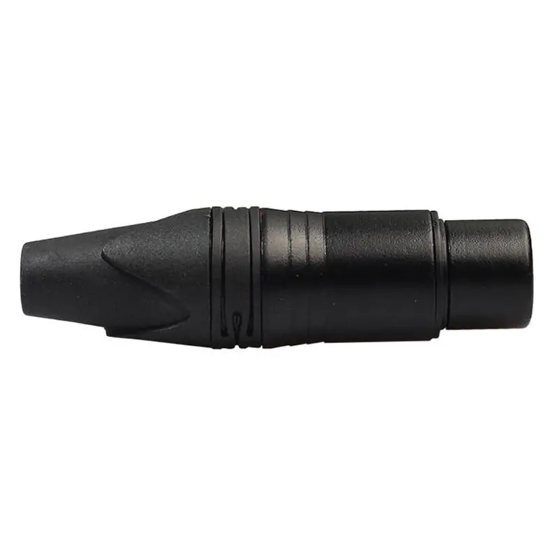 DIY Микрофон XLR 3Pin гнездовой соединительный кабель Разъем под пайку Адаптер для