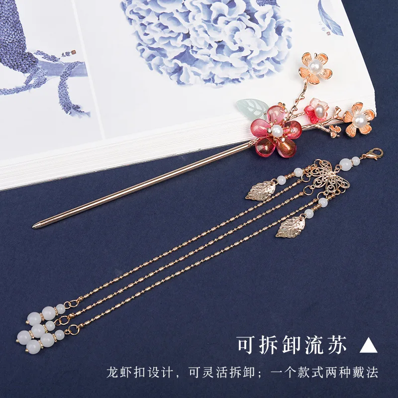 Headdress Tassel Step Shaking Hairpin Girl Style Hair Ornament Pulling Accessories | Украшения и аксессуары