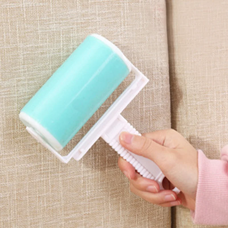 

Липкий ролик для шерсти домашних животных, многоразовая моющаяся Бытовая щетка для удаления пыли и шерсти