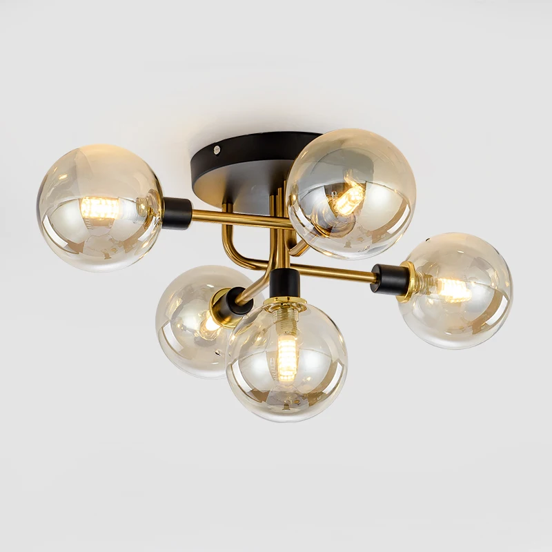

Nordic absorb dome light, minimalist industrial magic beans molecular postmodern designer lamp light wind luxury sitting room di