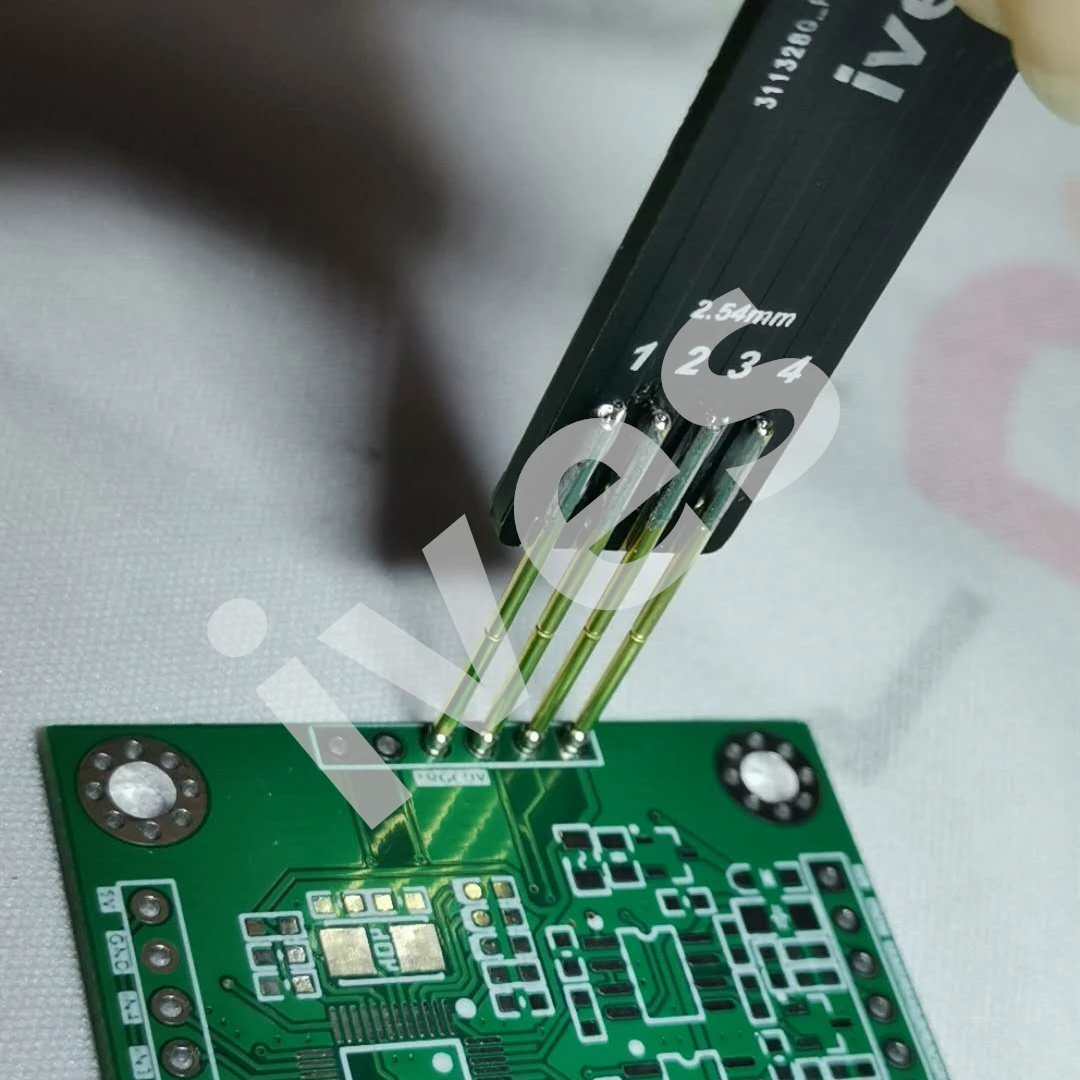 Download pogo pin test PCB probe SWD download 4P double head 2.0 and 2.54 general | Электроника