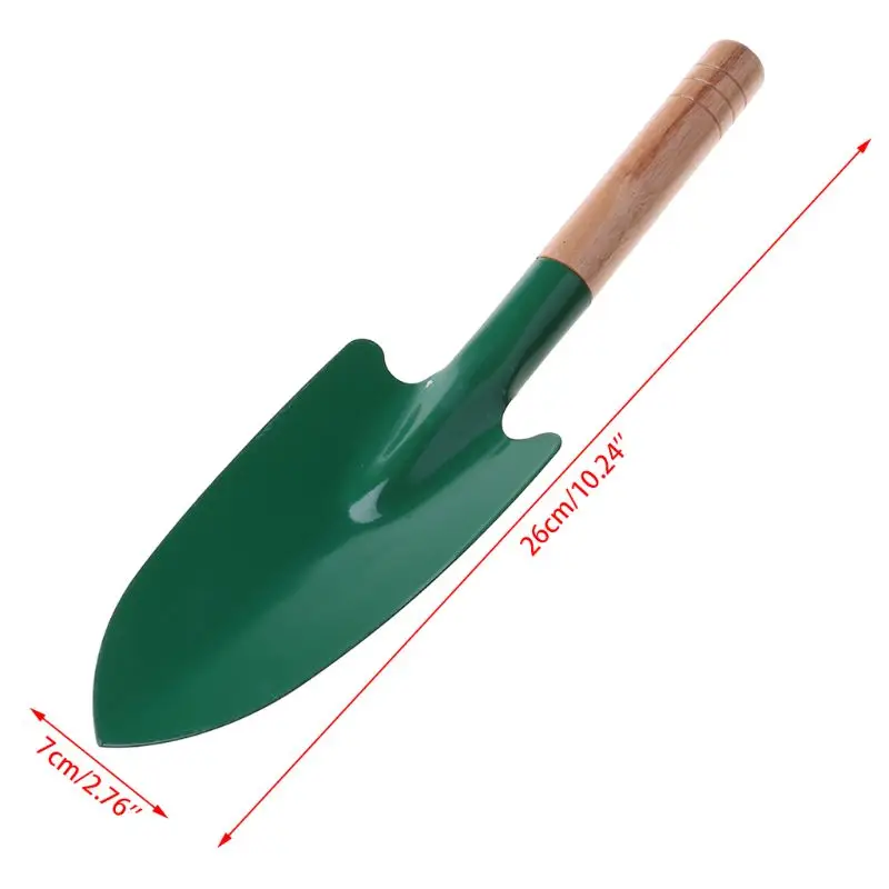 

Wooden Handle Reinforced Gardening Shovel Loose Soil Planting Easy Use 35ED