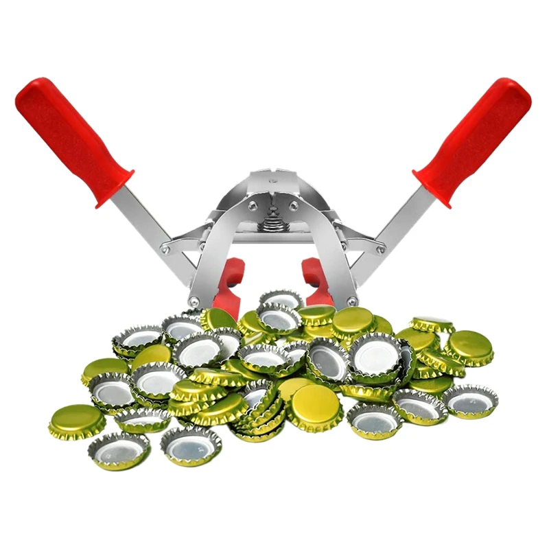 Ручной инструмент для укупорки бутылок упаковщик с 150 крышками домашнего