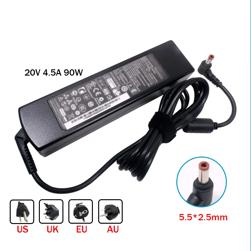 

New Genuine For lenovo PA-1900-56LC charger 20V 4.5A 90W ac adapter 45N0466