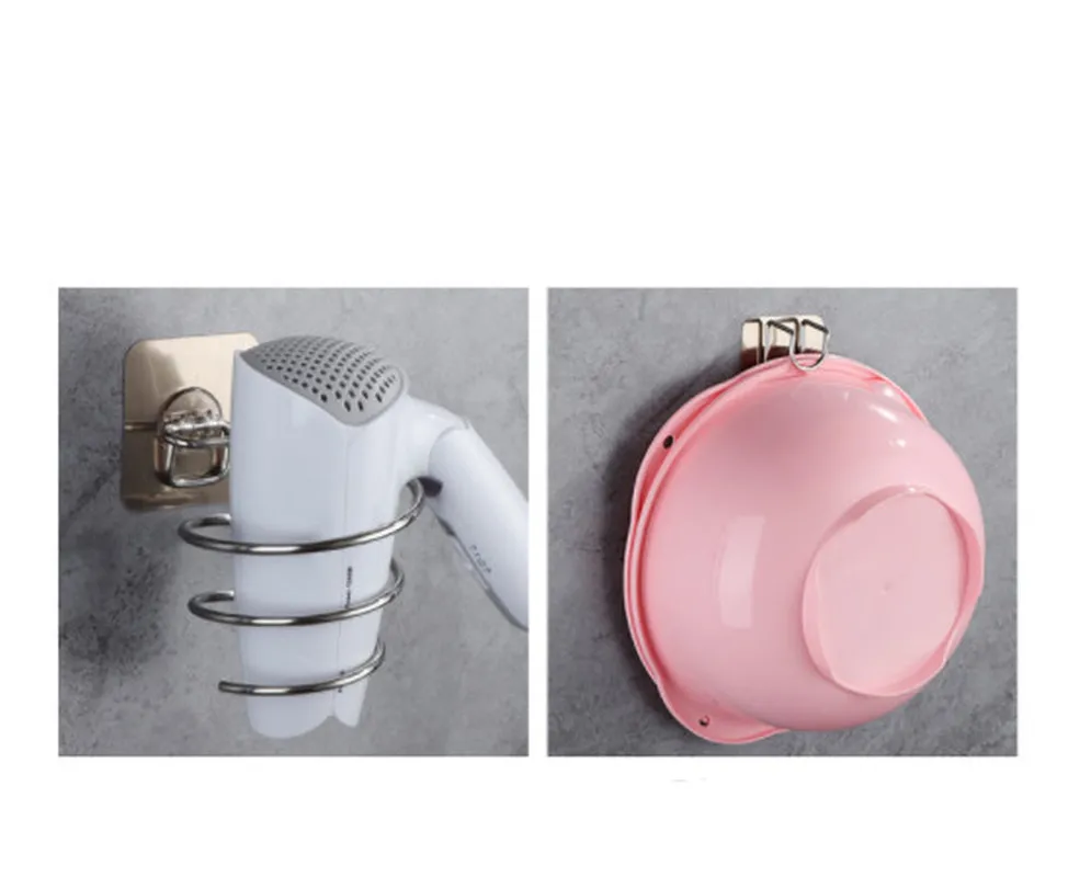 Держатель для фена из нержавеющей стали антикоррозийная стойка держатель полка