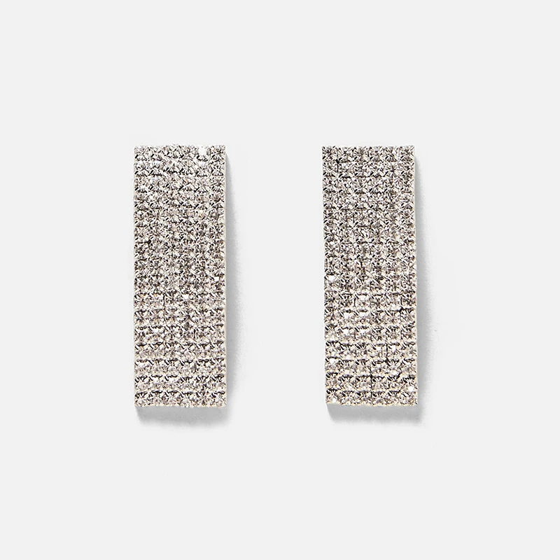 JURAN ZA, новая мода, геометрические висячие серьги с кристаллами,, Boho, ручной работы, висячие серьги для женщин, ювелирное изделие, подарок
