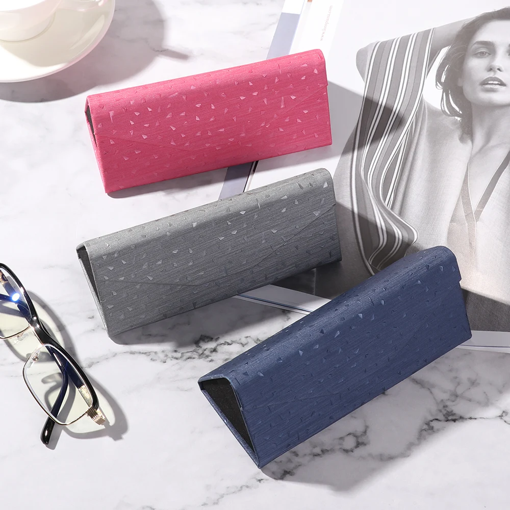 Футляр для очков складной Модный классический водонепроницаемый чехол из