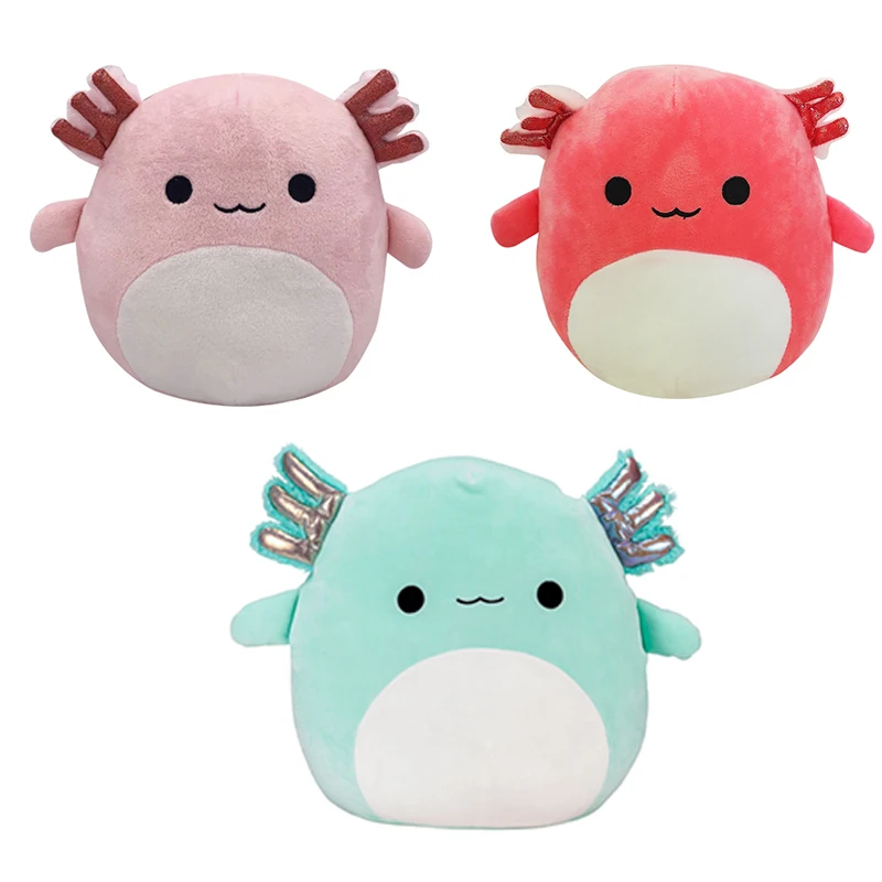 Новая плюшевая игрушка Axolotl розового цвета 20 см милая животная осьминог мягкая