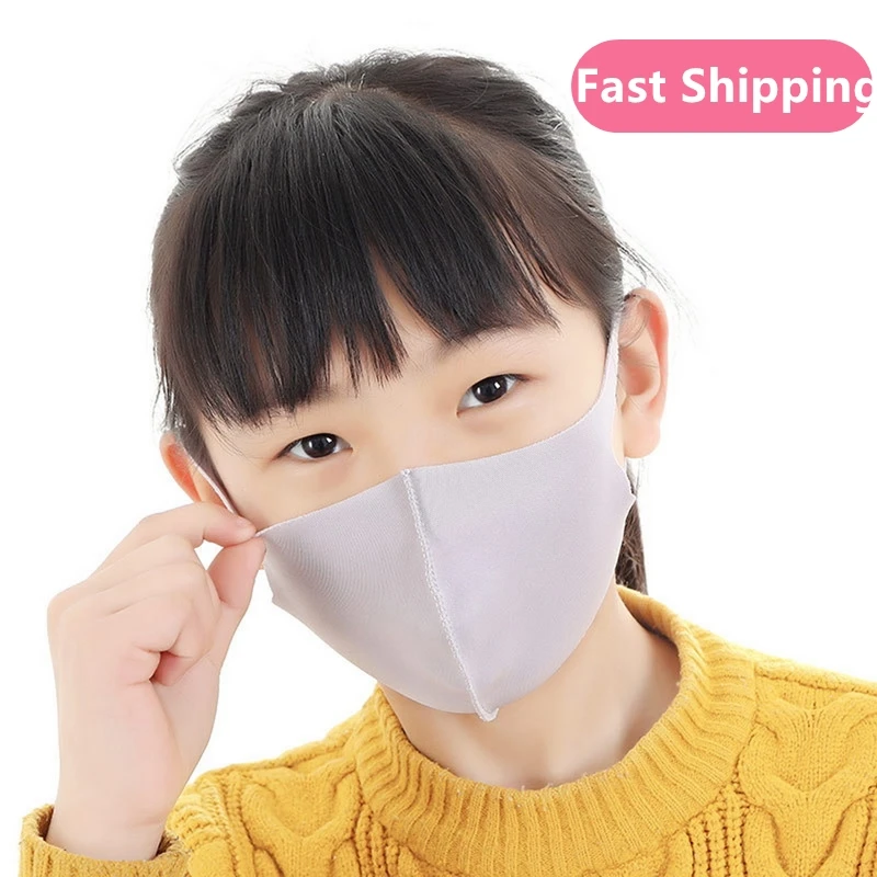 Детская маска для рта против загрязнения PM2.5 Пылезащитная лица моющаяся