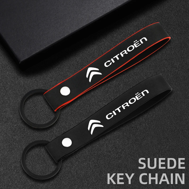 Брелок для автомобильных ключей замшевый брелок Citroen C1 C2 C3 C4 C5 C6 C8 C4L DS3 DS4 DS5 DS5LS