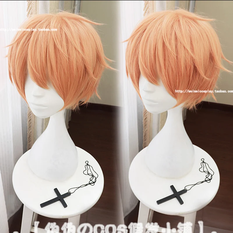 

Парик Изуми Мицуки для косплея аниме IDOLiSH7 семь, короткие пушистые Многослойные термостойкие волосы, косплей, парик + шапочка для парика