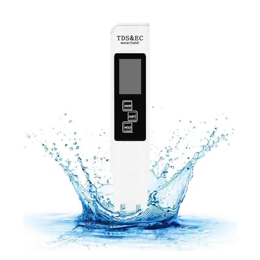 

3 in 1 TDS EC Meter Digital LCD Display Water Testing Pen Purity Filter Professional Easy Operation Water Testing Pen 4 Modes