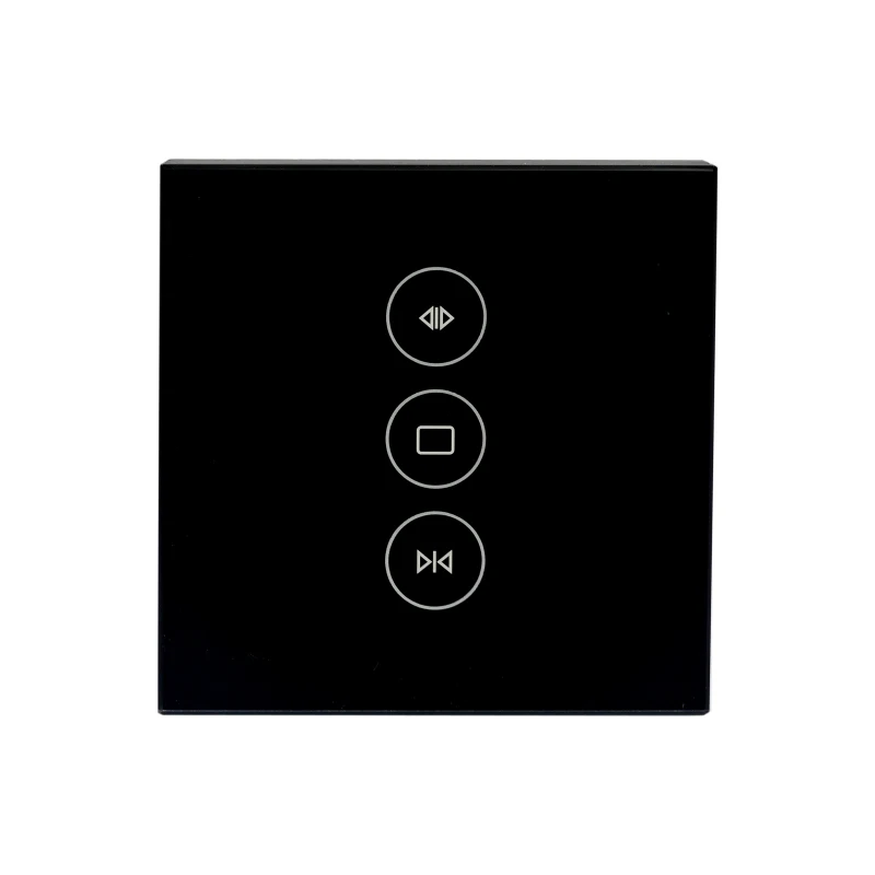 EU Black WiFi умный переключатель для занавесок Smart Life Tuya для электрического моторизованного занавеса жалюзи работает с Alexa и Google Home - Цвет: EU Black