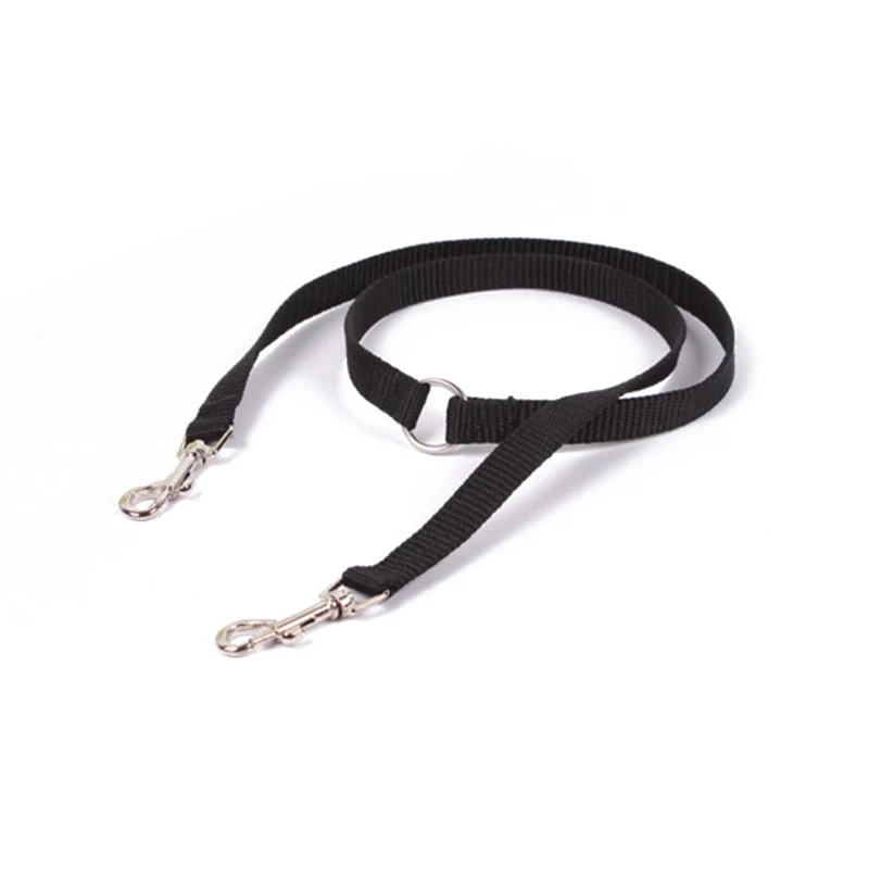 Поводок 2 в 1 для собак и прогулок полиэстеровый сцепчик домашних животных
