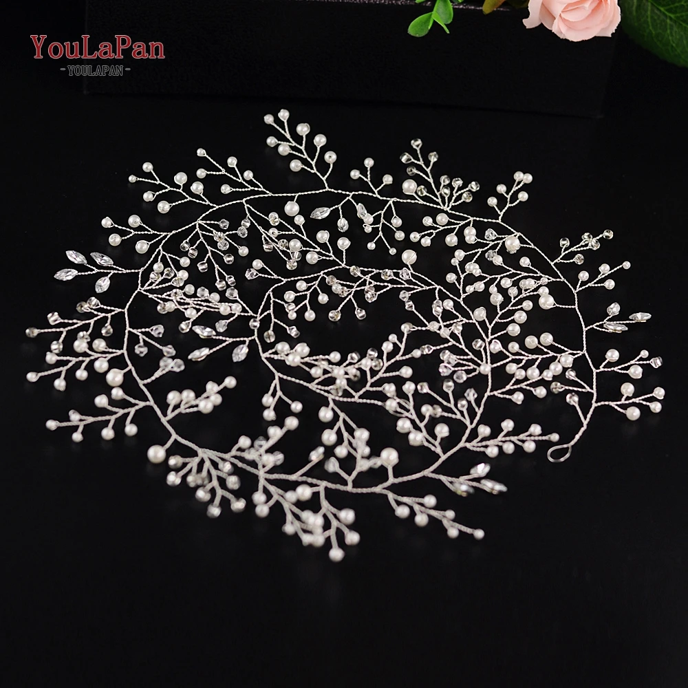 

YouLaPan HP120 Women Hair Vine Bridal Wedding Hair Vine Headpiece Bridesmaid Hair Accessories Wedding Headband Bridal Headpieces