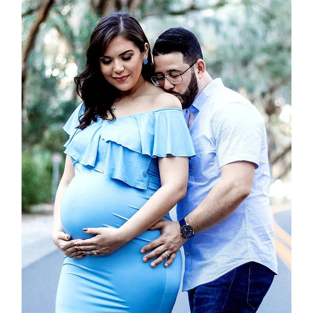 Эластичные платья для беременных фотосъемки одежда Платья реквизит женщин | Мать