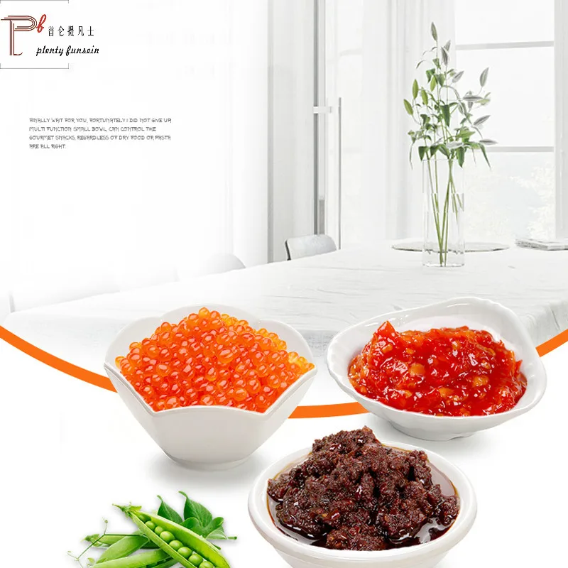 Новая белая пластиковая меламиновая тарелка для соуса маленькие орехи суши