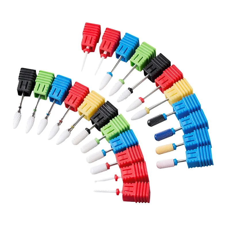 Керамические фрезы Ladymisty для ногтей роторная пилка машинка маникюра аксессуары