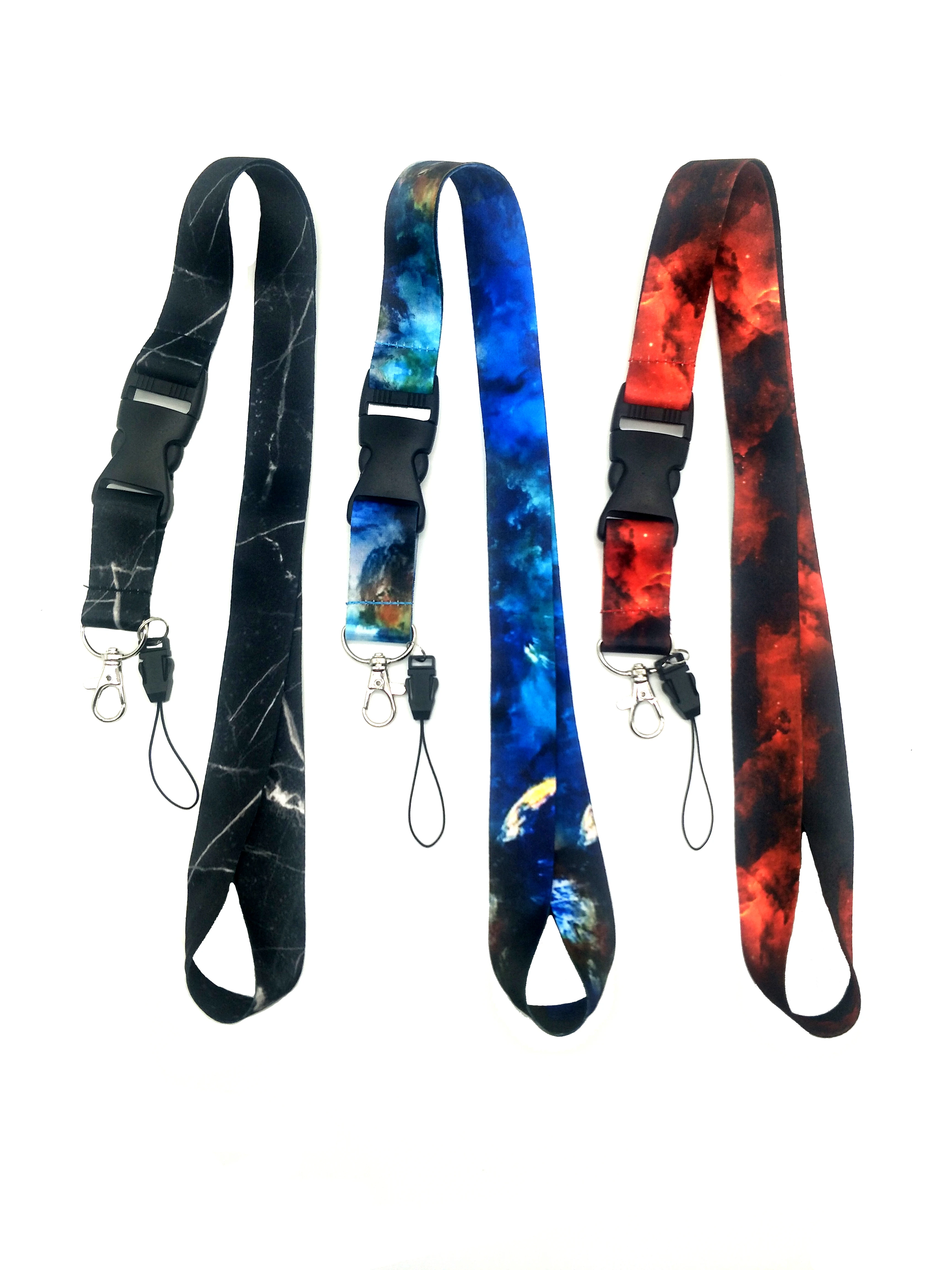

Fashion sports mobile phone lanyard, keychain lanyard, camera lanyard, certificate neckband, exhibition lanyard, starry sky
