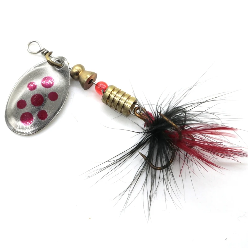 

Fishing Bait Sequin Reflective Noise Attract Rotation Mixed Colorful Treble