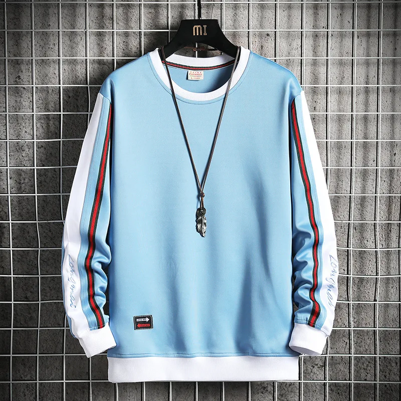 

Oversized Sweatshirt Hoodie Hip Hop Casual Crewneck Harajuku Streetwear Male Sweatshirt Long Sleeve Tops