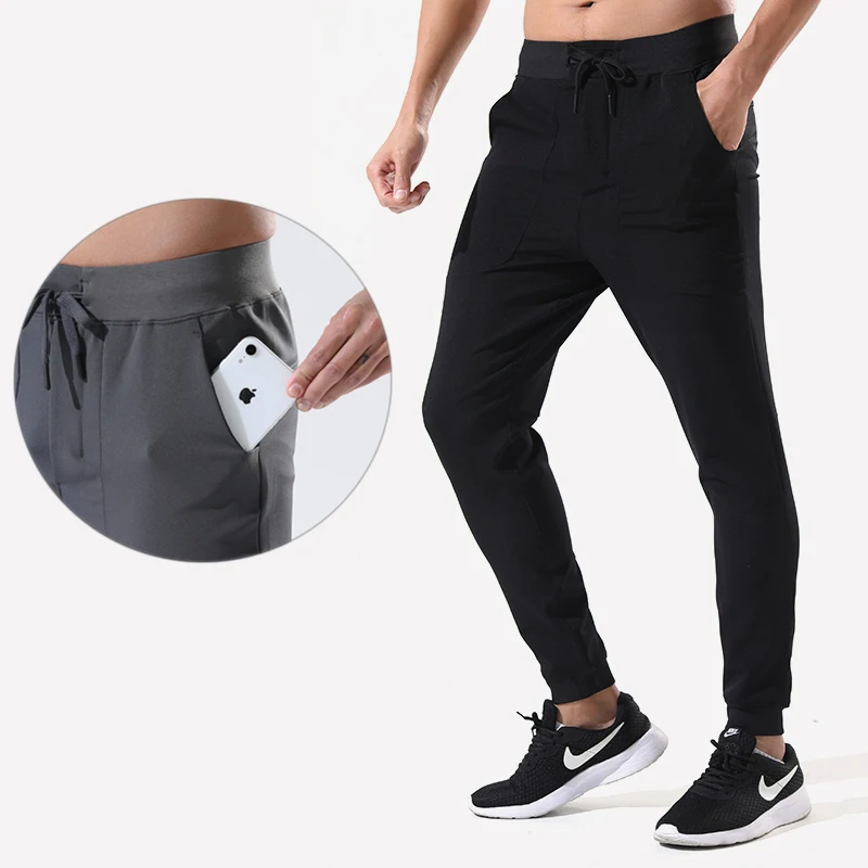 

Lulu Men's New 9-Point Pants Korean Trend Pants Summer Casual Slim Sports Fashion Muscle Running Fitness Training Trousers