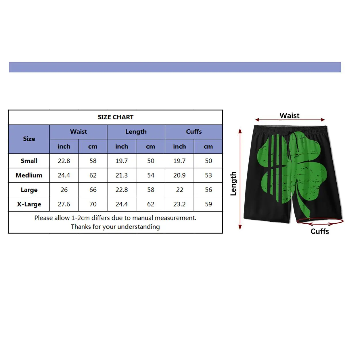 

Distressed Irish St Paddys Day Shamrock Youngsters Summer Short Pants 2021 Casual Beach Shorts Body Fitness