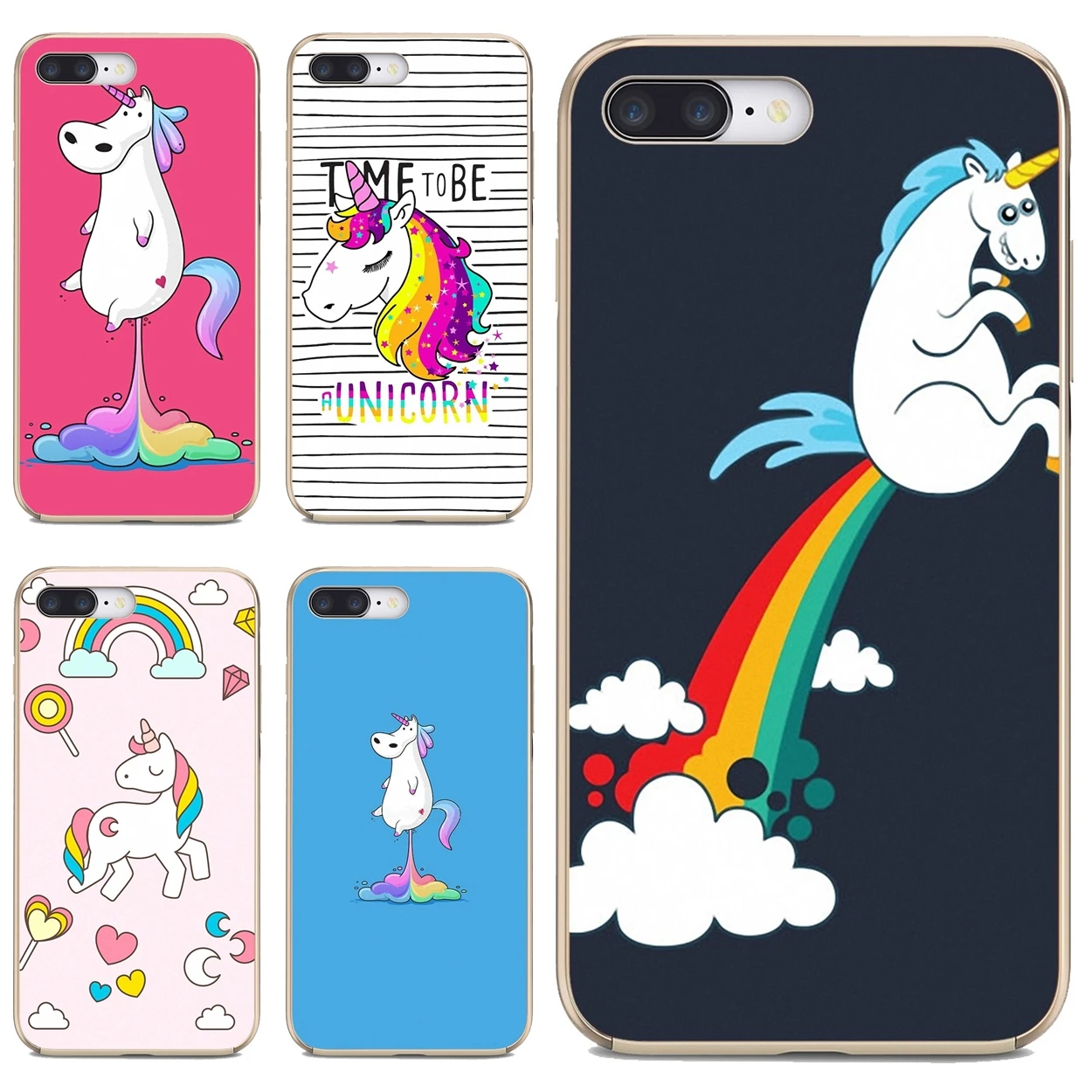 Чехол Unicorn On Rainbow Jetpack для Huawei Mate 20 30 40 7 8 9 10 Lite Pro P Smart 2018 2019 Plus G7 G8|Бамперы| |
