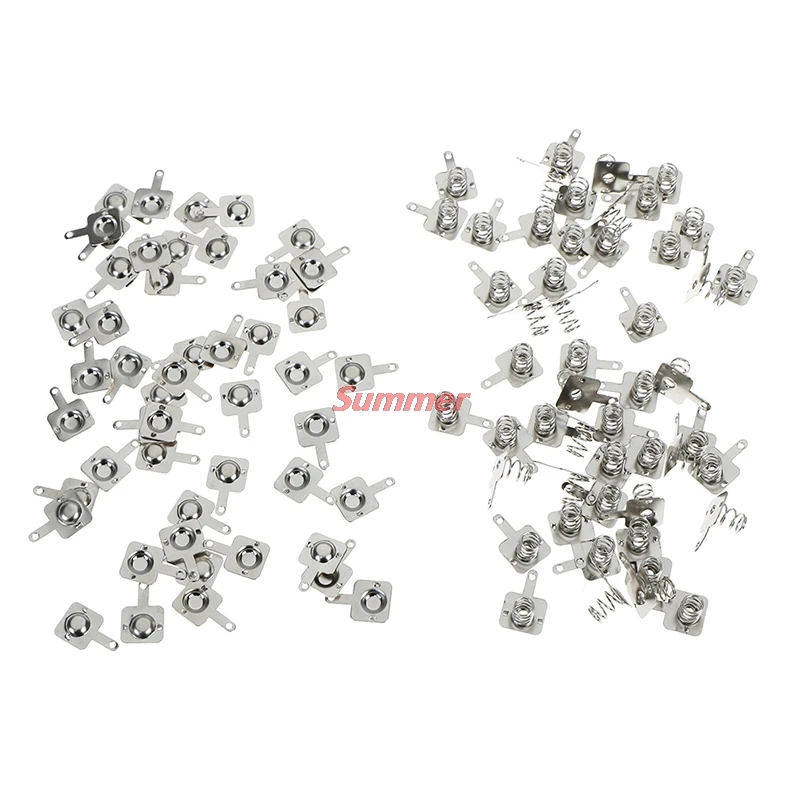 

50 Pairs Battery Shrapnel AA Or AAA Battery Spring Positive And Negative Contact Wholesale Practical
