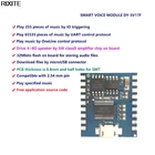 DY-SV17F аудио модуль мини MP3 плеер IO триггер USB скачать Flash голосовой модуль