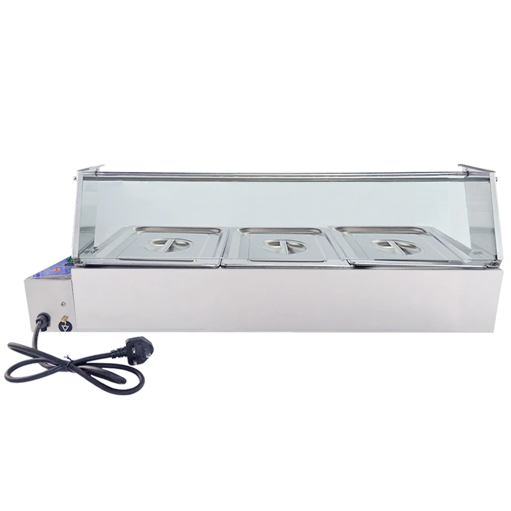 Ресторан Электрический bain marie буфет еда теплее контейнер для общественного