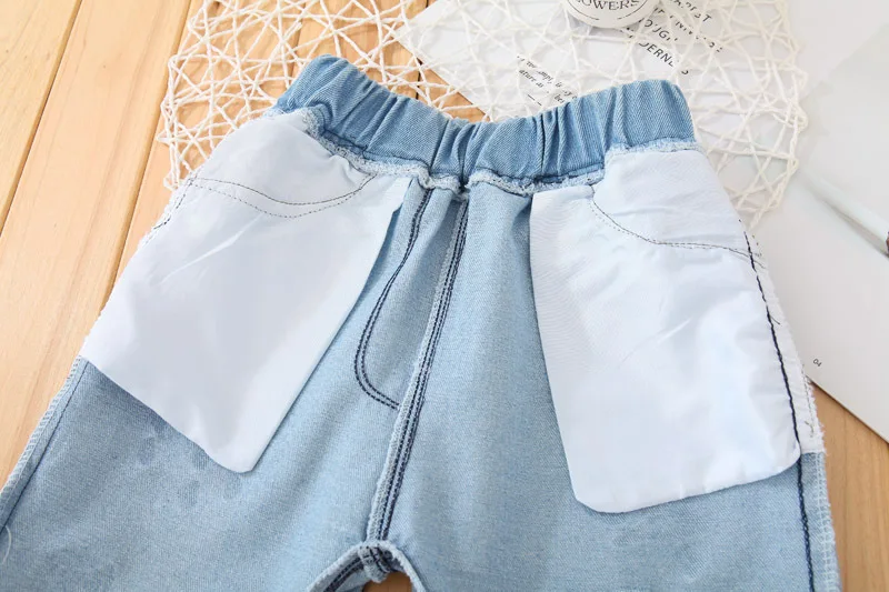 Новые джинсы на весну-зиму и осень детские штаны для маленьких девочек джинсовые