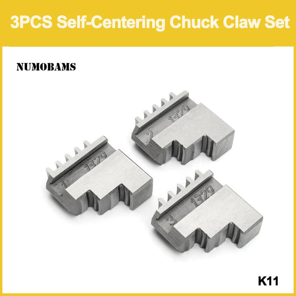 Трехкулачковые зажимные губки серии K11/3 шт. в комплекте/дополнительные