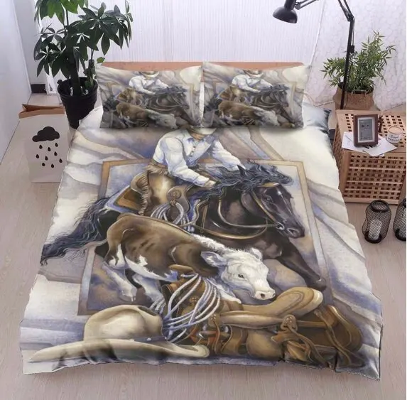 Водонепроницаемый набор постельного белья в стиле американского Запада ковбой
