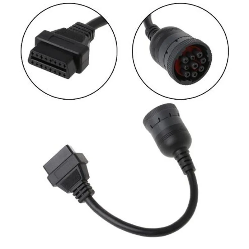 Deutsch J1939 9-16-контактный кабель для грузовика 9-контактный OBDII/OBD2 16-контактный разъем