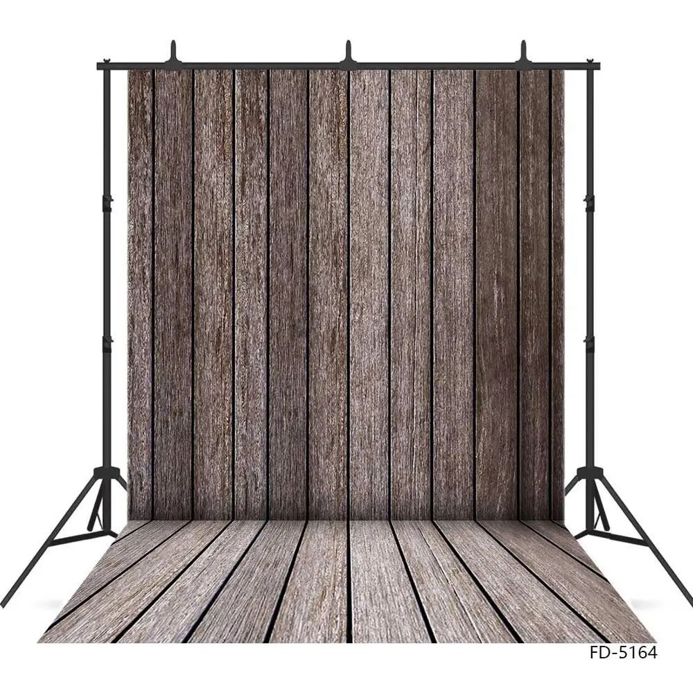 

Dark Wooden Wall Floor Photo Backdrops Baby Children Portrait Cloths Food Photography Backgrounds Photo Studio Photobooth Props