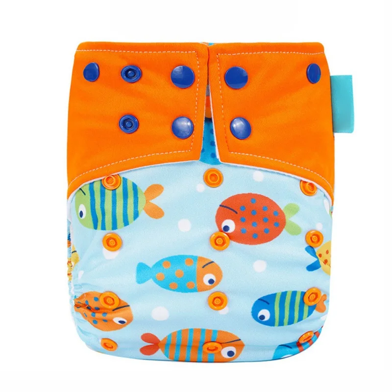 

Моющийся экологически чистый замшевый тканевый Карманный Детский тканевый подгузник с двумя карманами и двойной защелкой для детей 1-4 лет