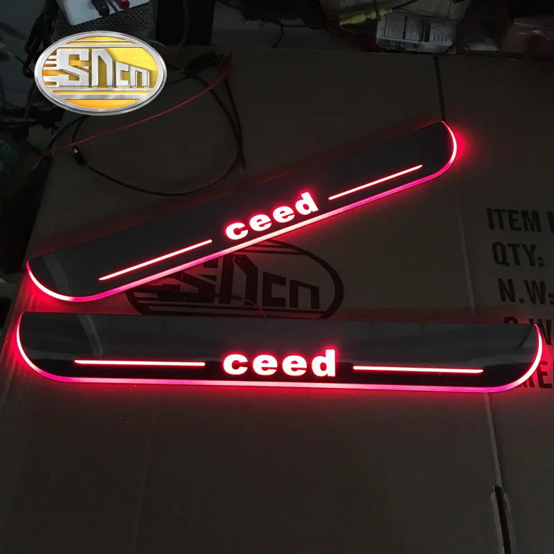Для Kia Ceed 2013 2016 2017 2018 акриловый светодиодный светильник с подвижной