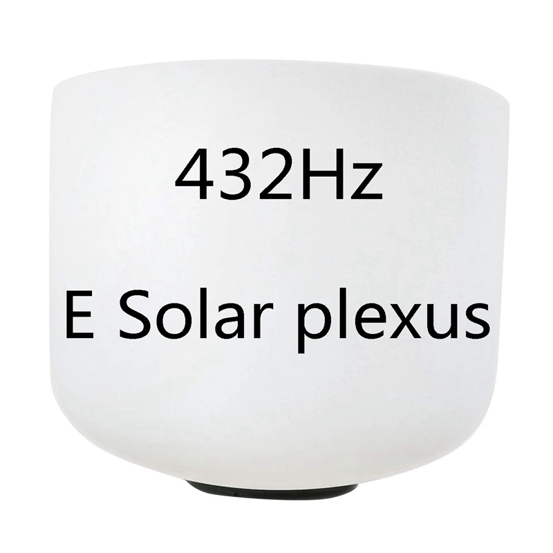 8 дюймов 432 Гц Поющая чаша идеальный звук Note E солнечное сплетение чакра Матовый