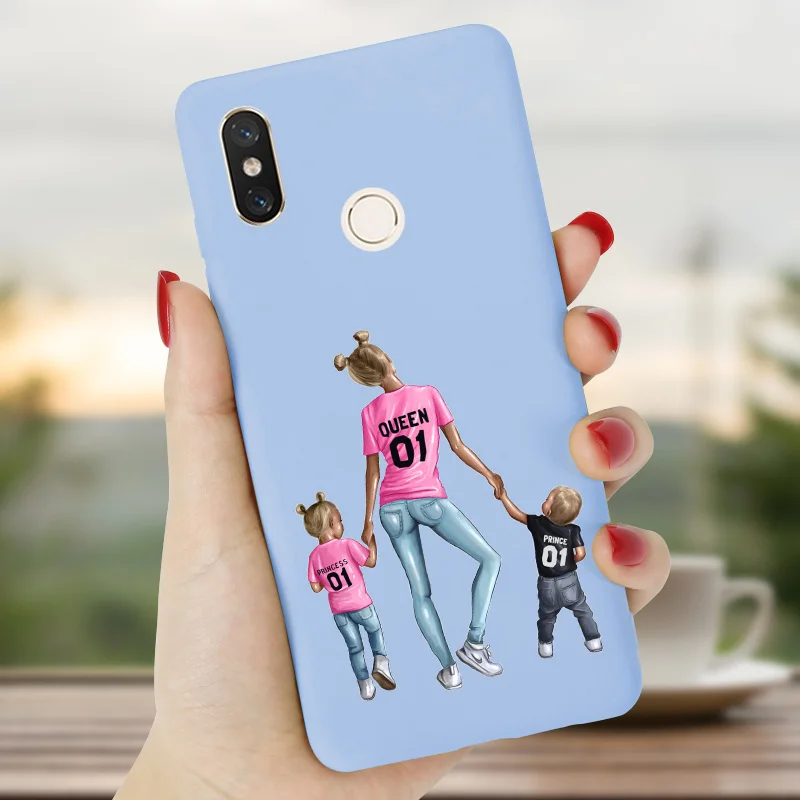 LSMM6 Детский чехол для телефона Super Mom Girl для Xiaomi Redmi Note 8 PRO 8 T 8 T 7 6 5 Plus 5A 6A 7A 8A чехол для Redmi 7 силиконовый чехол-бампер - Цвет: LSMM6