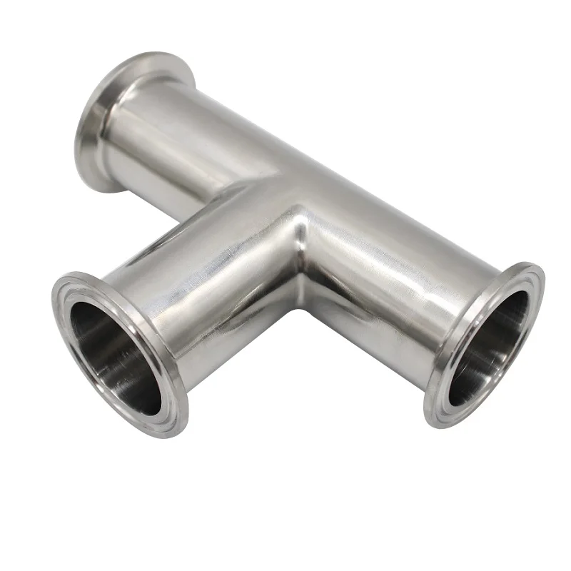 

12.7-108mm Pipe OD 0.5"- 4" Tri Clamp Tee 3 Way Connector Sanitary Pipe Fitting SUS304/316L Stainless Homebrew