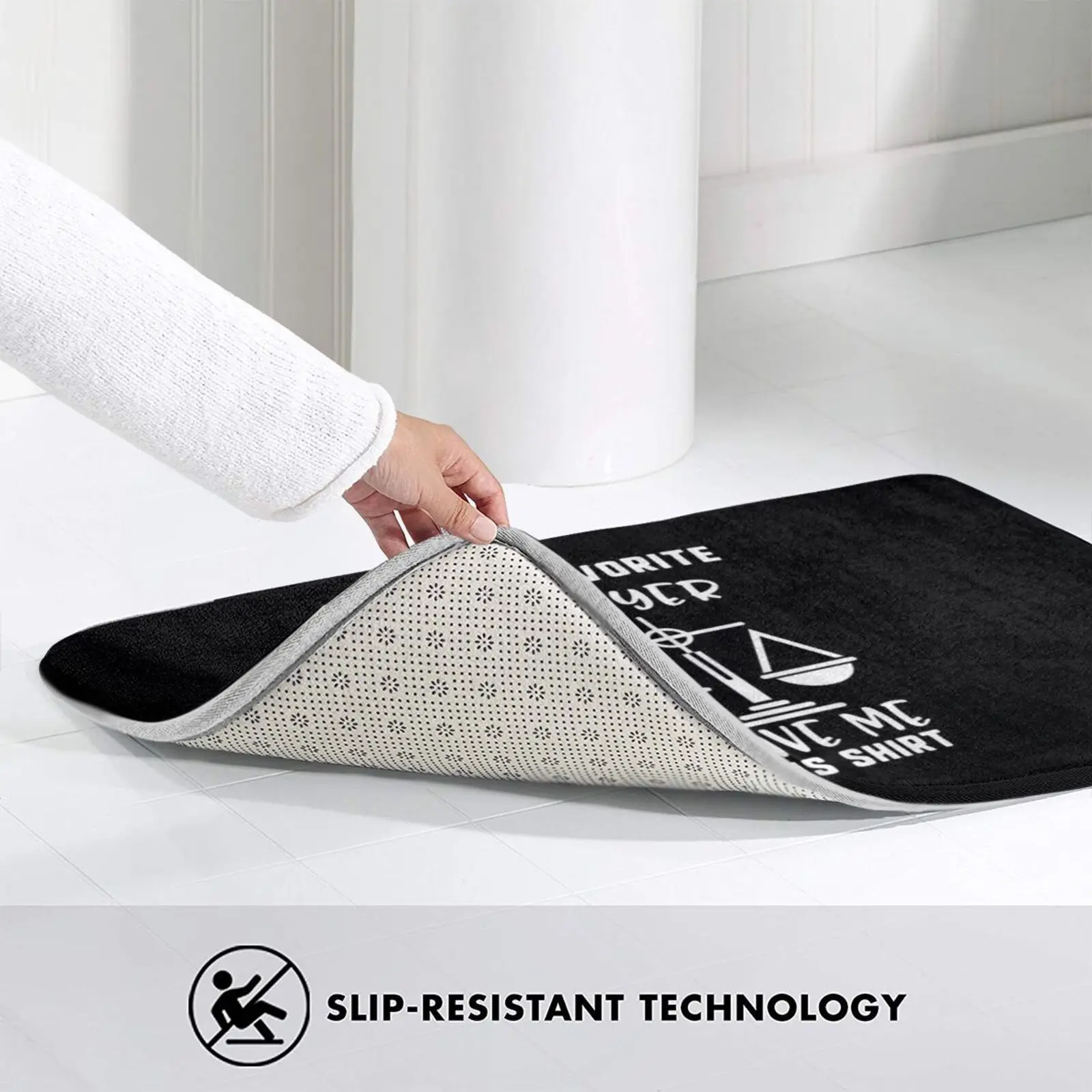 

My Favorite Lawyer Gave Me This Shirt Carpet Mat Rug Cushion Soft Non - Slip Gave My Mothers Day Lawyer Favorite Me Mom