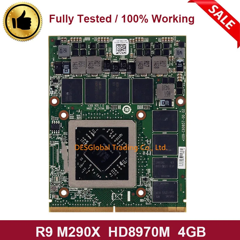 Видеокарта HD8970M R9 M290X HD 8970M 4G 216 0847000 для Dell Alienware M15X M17X M18X 109 C60857 00_02|Компьютерные