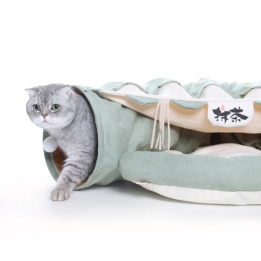 Складной Съемный туннель для кошек интерактивные игрушки домашних животных